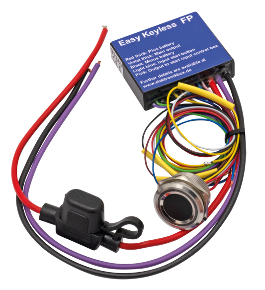 ELEKTRONIKBOX RFID OR FINGERPRINT KEYLESS IGNITION SWITCH