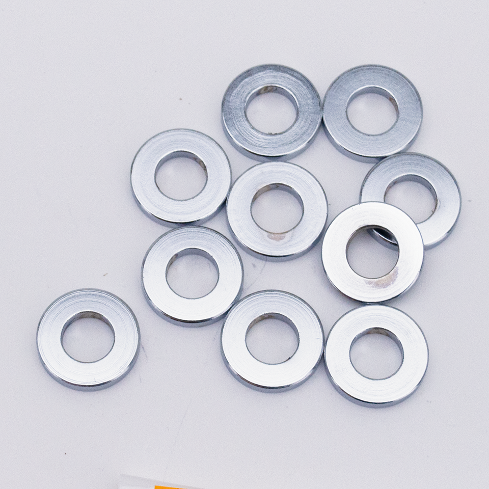 SPECIAL SIZE CHROME-PLATED FLAT WASHERS