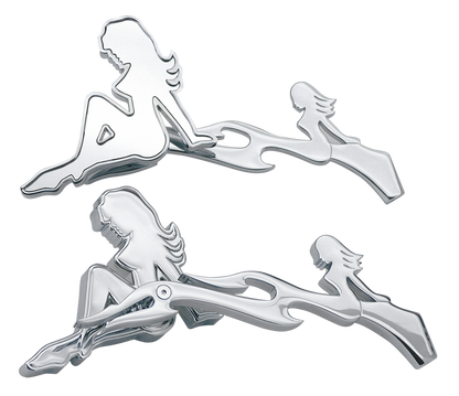 MISTRESS MIRROR SET WITH FLAMES