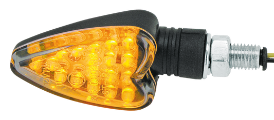 EU APPROVED BLACK HEART LED TURN SIGNAL