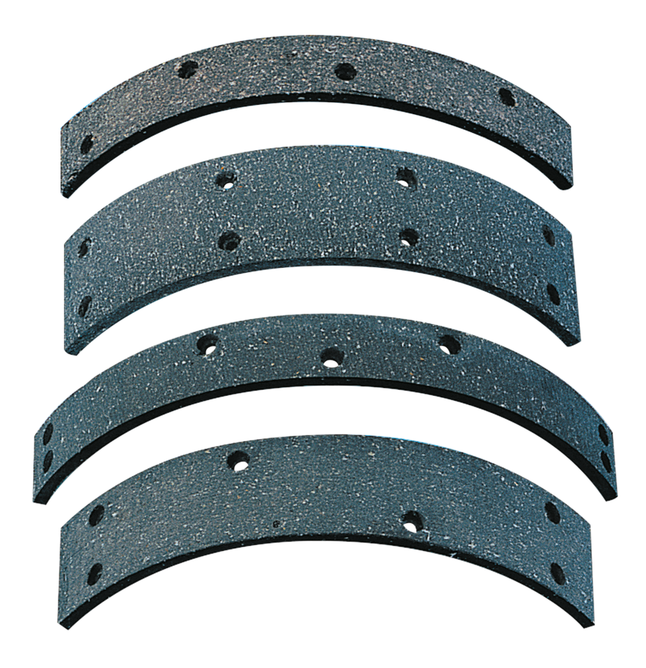 BIG TWIN 1936-1957 REAR BRAKE PARTS - GZP Brake shoe pair asb.free BT38-e58 | Big Twin