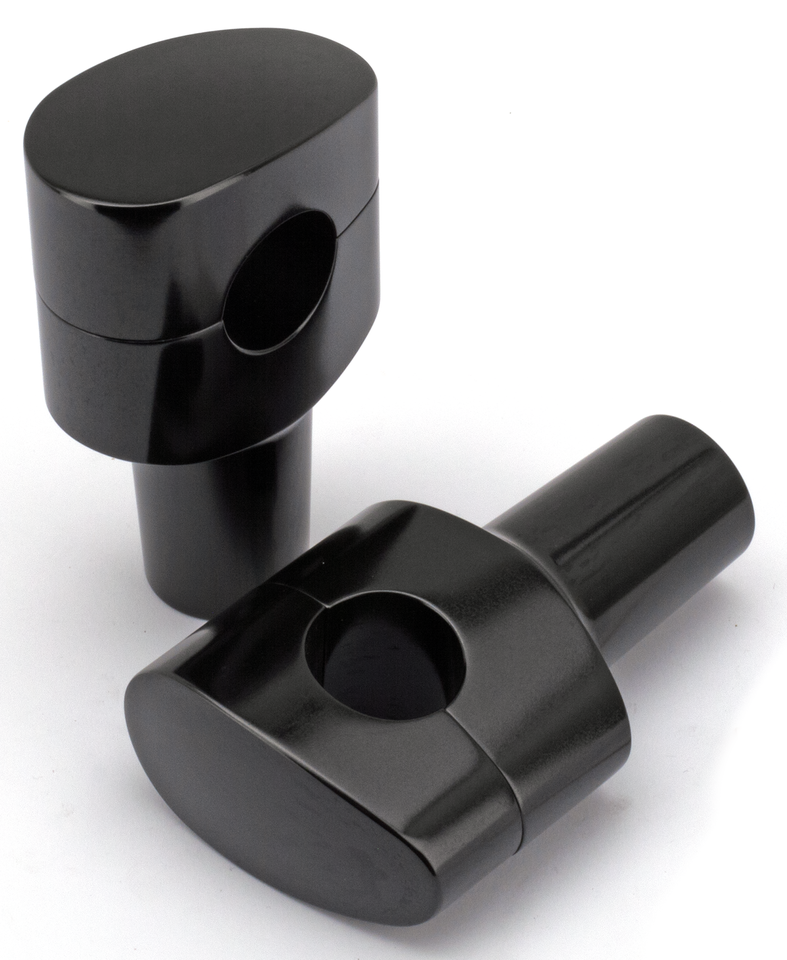 FUSION BILLET TAPERED OVAL HEAD RISERS | Big Twin | Dyna | FX | FXR | Servi-Car | Softail | Sportster | Touring | Trike