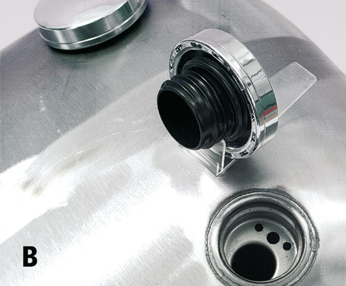 FLATSIDE FAT BOB TANKS set 3.5 gallon