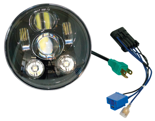 NIGHT OWL E-APPROVED 5 3/4" LED HEADLIGHT UNIT | Dyna | FXR | Scout | Softail | Sportster | Street | V-Rod