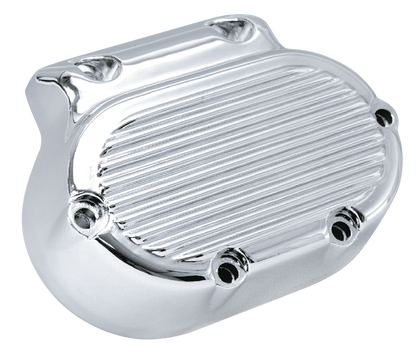 CHROME PLATED FINNED TRANSMISSION SIDE COVER | Dyna | Softail | Touring