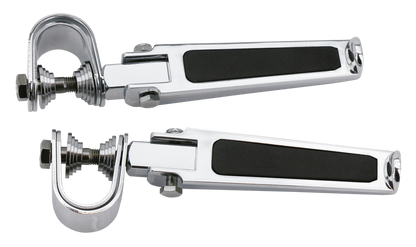 FOLDING CUSTOM FOOT PEGS WITH RUBBER INSERTS