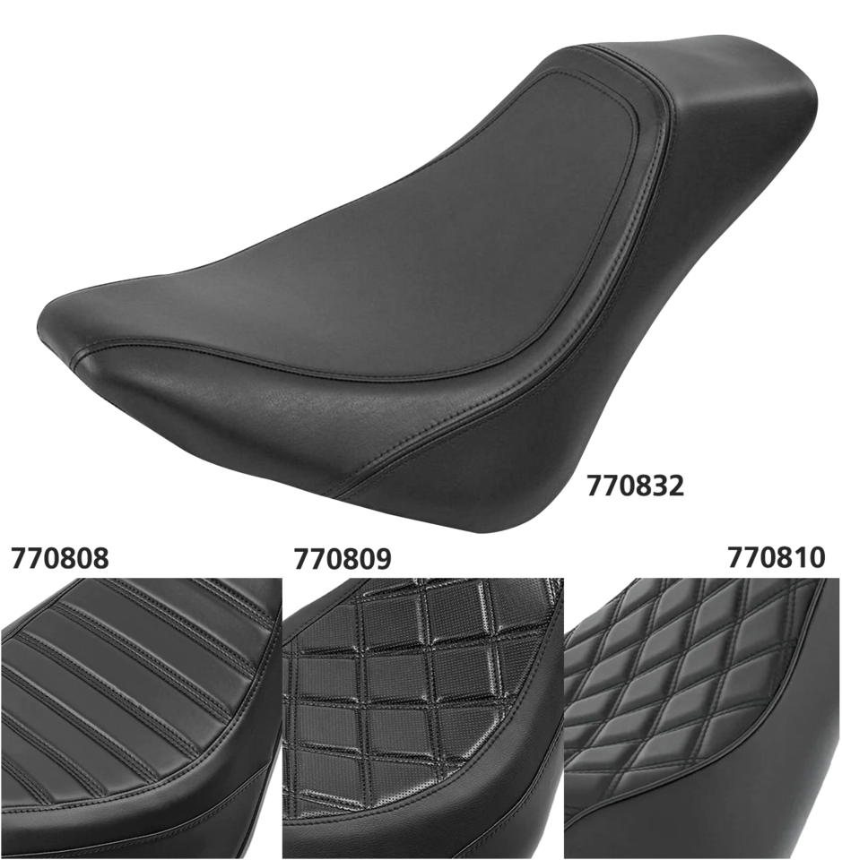 C.C. RIDER SOLO SEAT FOR MILWAUKEE EIGHT SOFTAIL | Softail | Touring