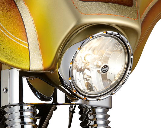 ARLEN NESS FIRE-RING LED BEZEL FOR STOCK 7" HEADLIGHTS