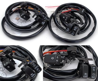ERGONOMIC HANDLEBAR SWITCHES FOR 1996-2013 MODELS | Dyna | FXR | Softail | Touring | V-Rod
