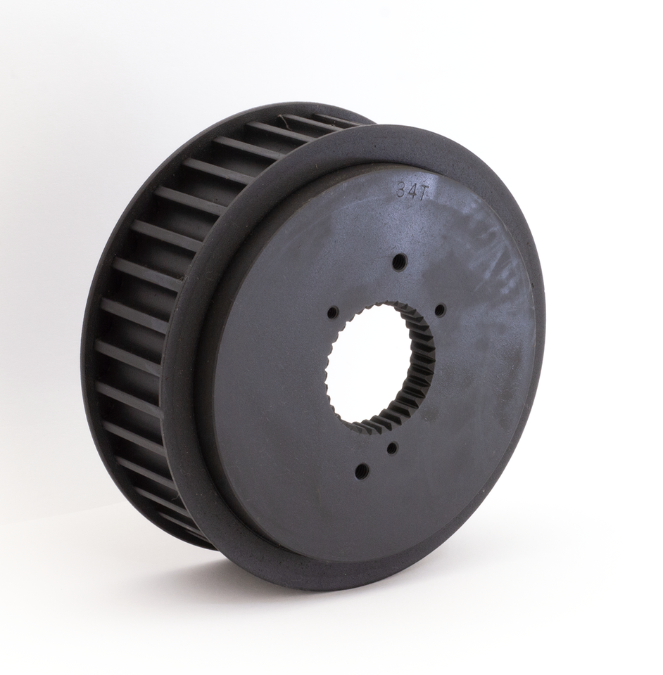 OFF-SET FINAL DRIVE PULLEYS