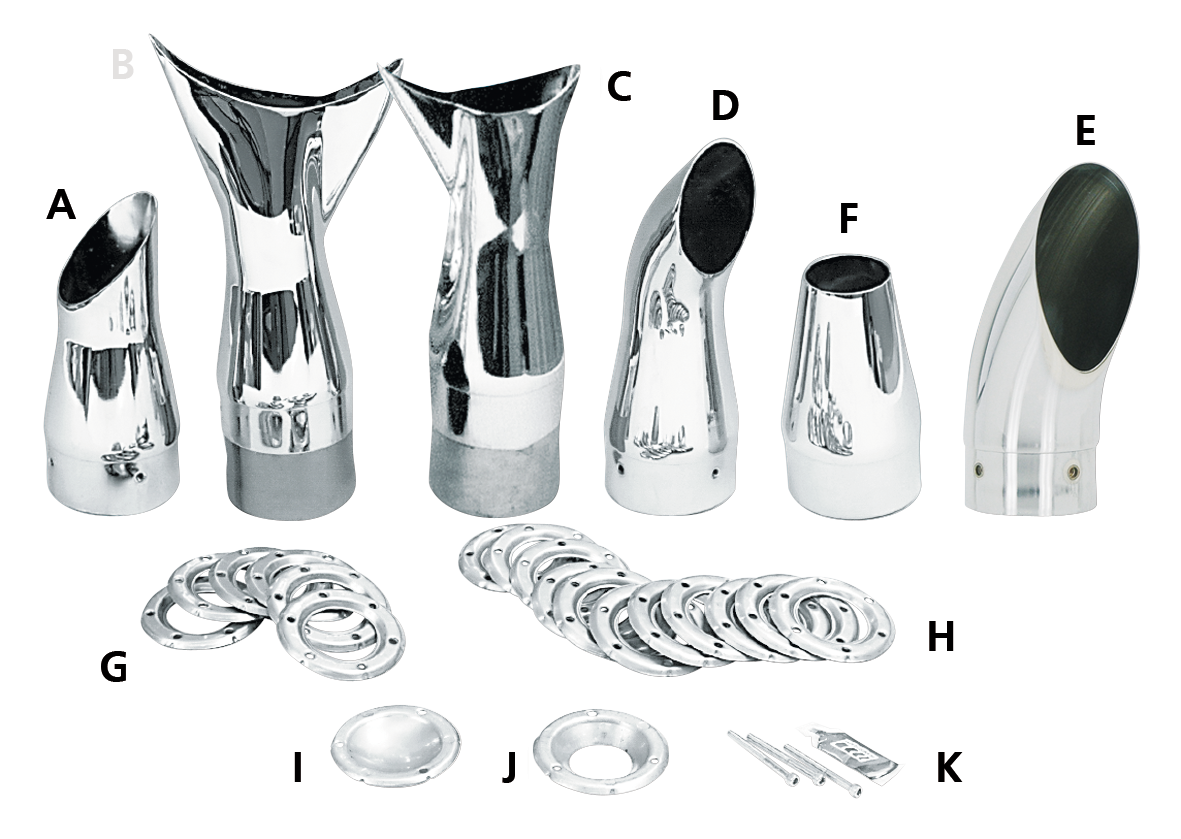ACCESSORIES AND REPLACEMENT PARTS FOR 3" INTERNAL DISC SERIES