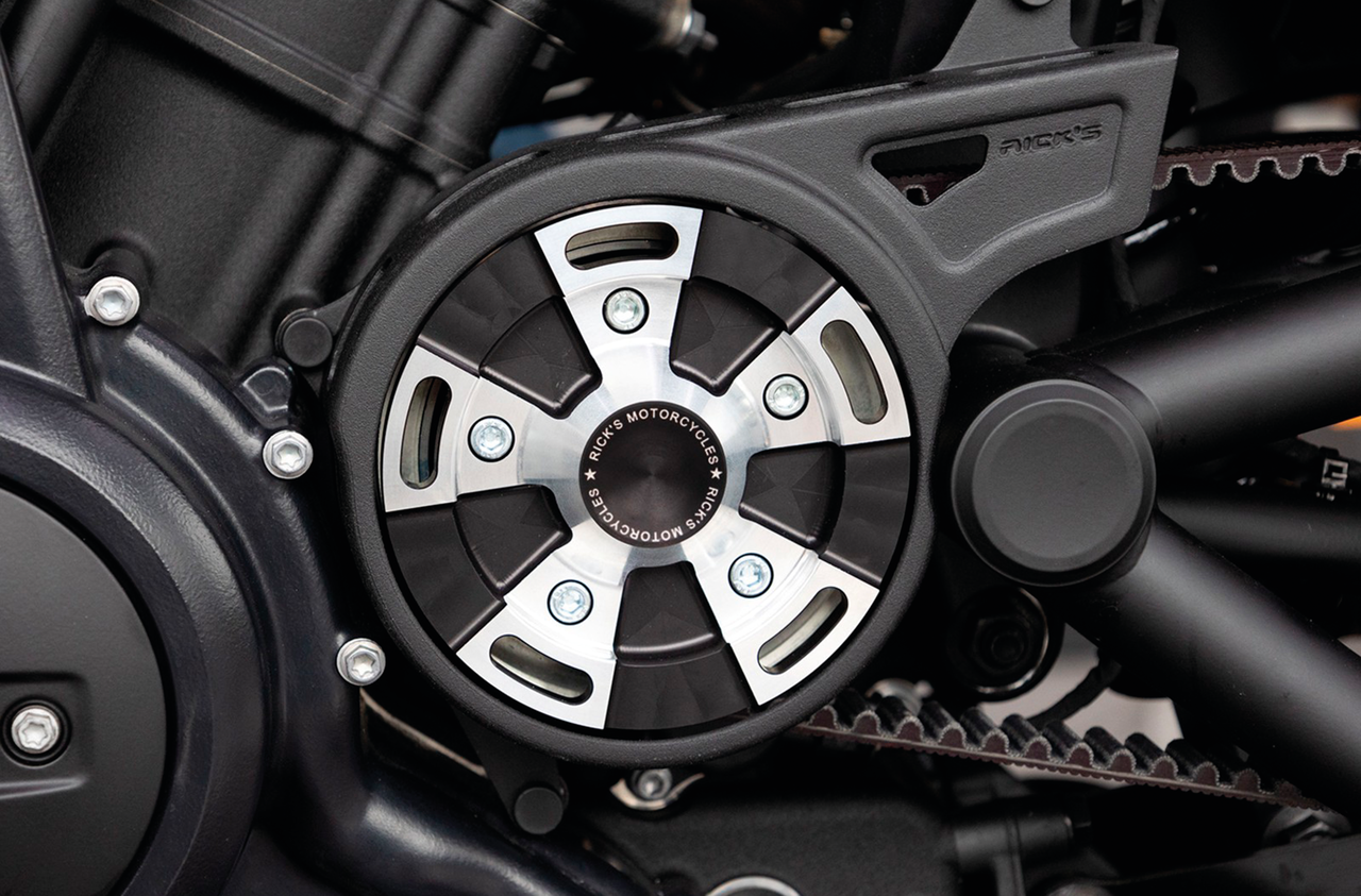 RICK'S FRONT PULLEY COVER FOR SPORTSTER S | RH Sportster