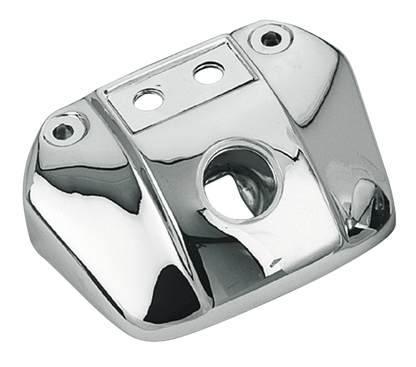 HEADLIGHT VISOR - Stock replacement for models with indicator lights (OEM 67809-75)

Super chromed as it is always ‘out-front' for everyone to see. Will fit Sportster, FX, FXE, FXWG, FXR and Dyna models. Available with and without indicator holes.