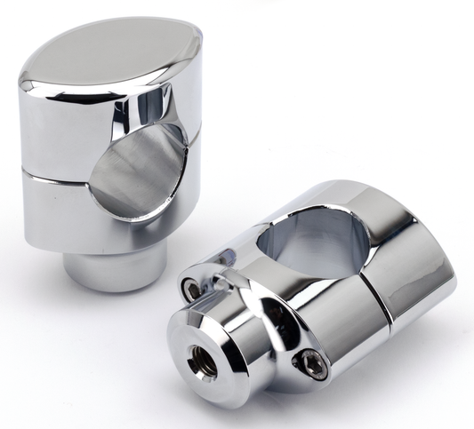 INFINITY RISERS FOR 1 1/2" SUPER FAT BARS | Big Twin | Dyna | FX | FXR | Servi-Car | Softail | Sportster | Touring | Trike