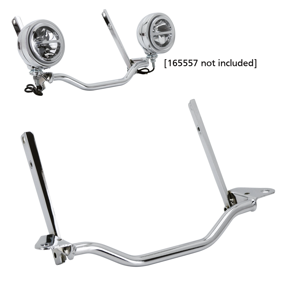 CHROME SPOT LAMP MOUNTING BARS