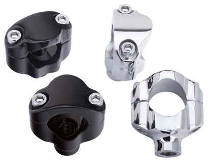 FXSTC STYLE SHORTY RISER SETS FOR 1 1/4" FAT BAR | Big Twin | Dyna | FX | FXR | Servi-Car | Softail | Sportster | Touring | Trike