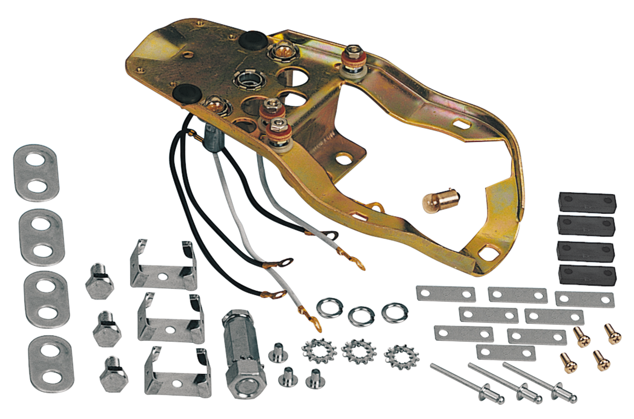 THREE-LIGHT DASH MOUNTING PLATE | Big Twin | Dyna | FX | Softail
