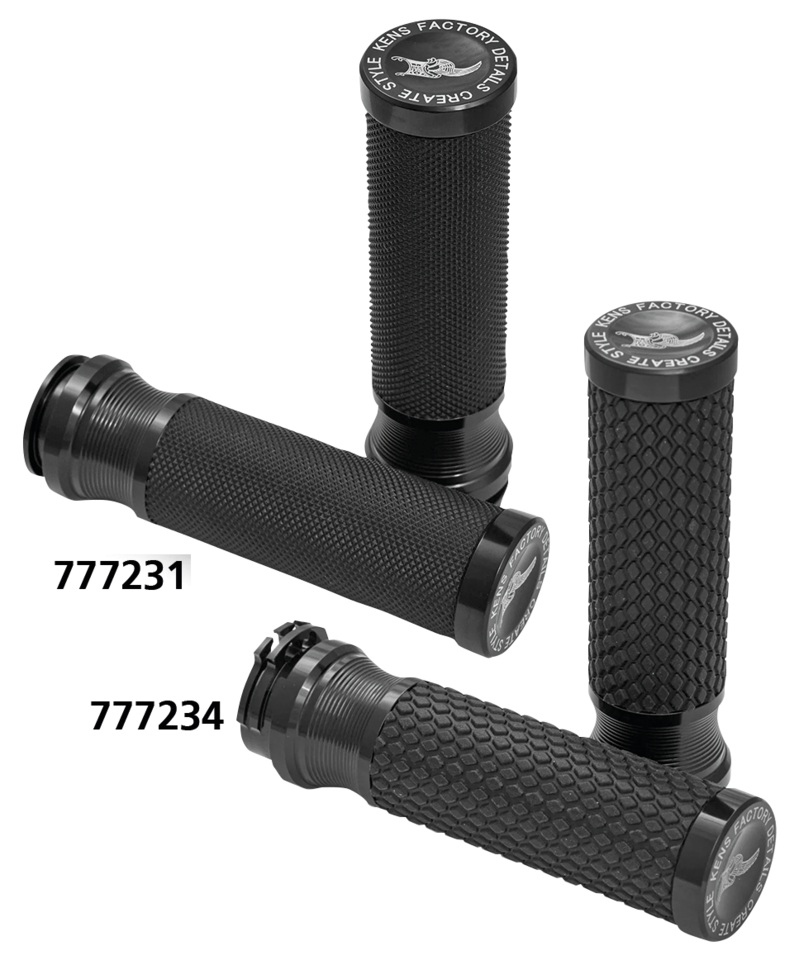 KEN'S FACTORY NEXT LEVEL HANDLEBAR GRIPS | Dyna | Softail | Touring | Trike