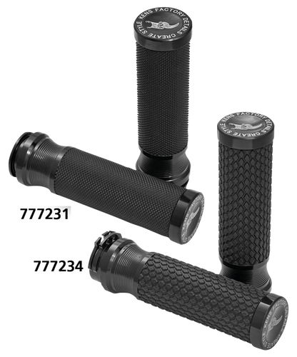 KEN'S FACTORY NEXT LEVEL HANDLEBAR GRIPS | Dyna | Softail | Touring | Trike