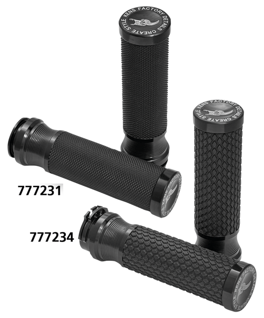 KEN'S FACTORY NEXT LEVEL HANDLEBAR GRIPS | Dyna | Softail | Touring | Trike