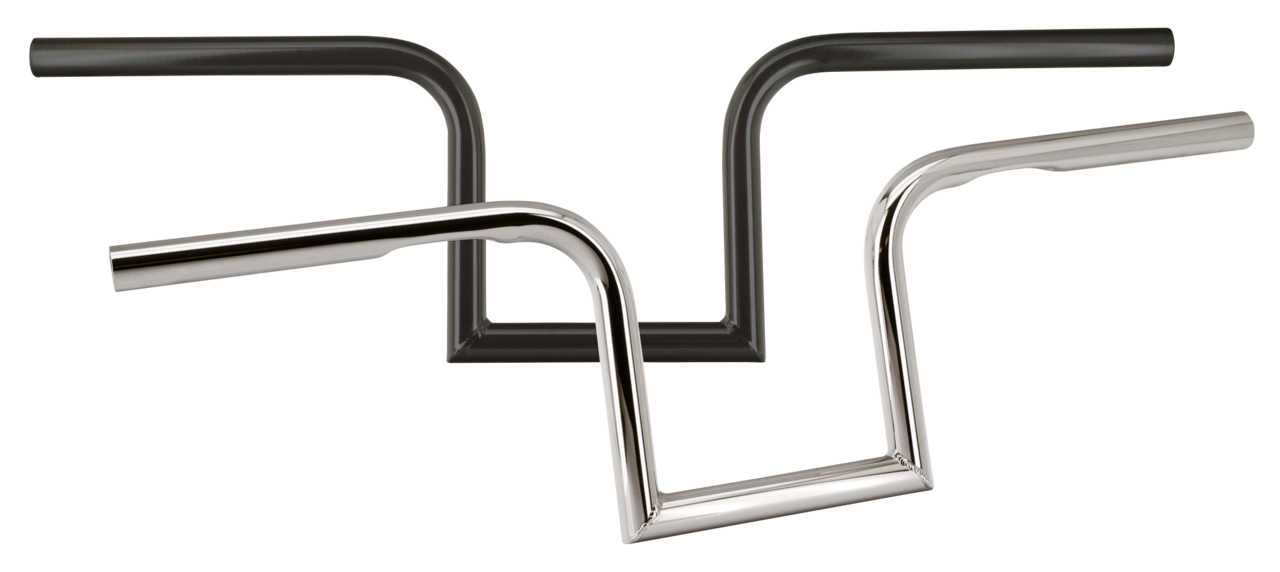 ZODIAC CUSTOM PRODUCTS ONE INCH DIAMETER SOCAL & HIPSTER HANDLEBARS | Big Twin | Dyna | FX | FXR | KH | Kingpin | KR | Servi-Car | Softail | Sportster | Touring | XR
