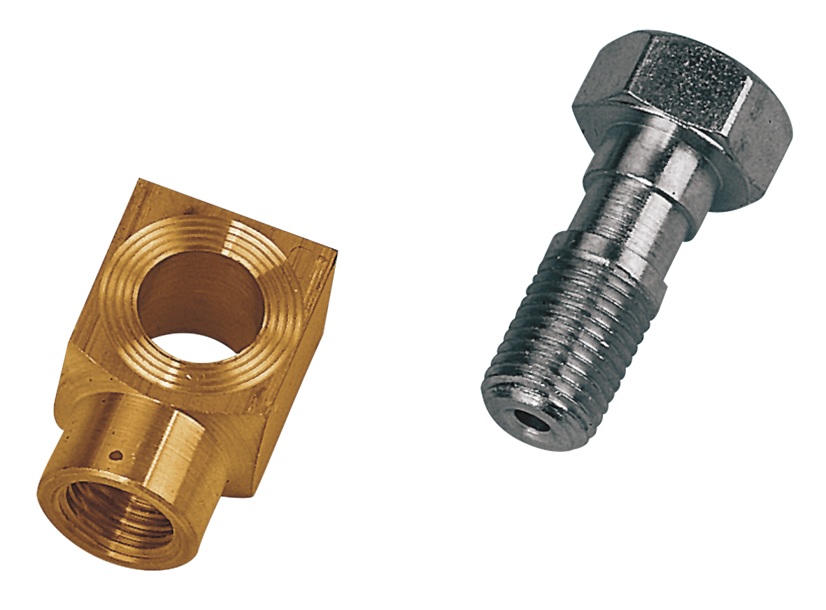 WHEEL CYLINDER SWIVEL FITTING AND BOLT | Big Twin