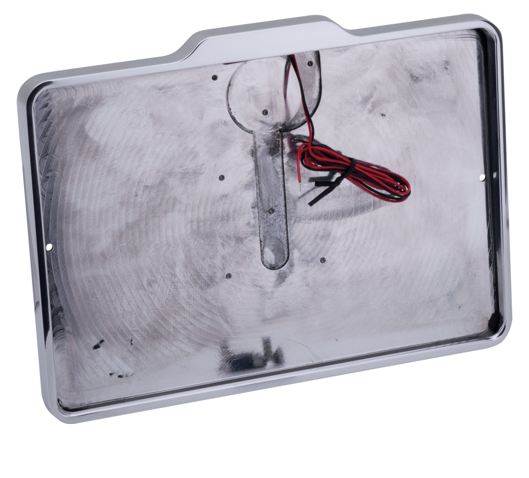 LICENSE PLATE FRAME WITH LICENSE PLATE ILLUMINATION