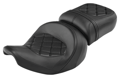 C.C. RIDER 2-UP SEAT FOR BIG INCH INDIAN | Challenger | Chief | Chieftain | Pursuit | Roadmaster | Springfield