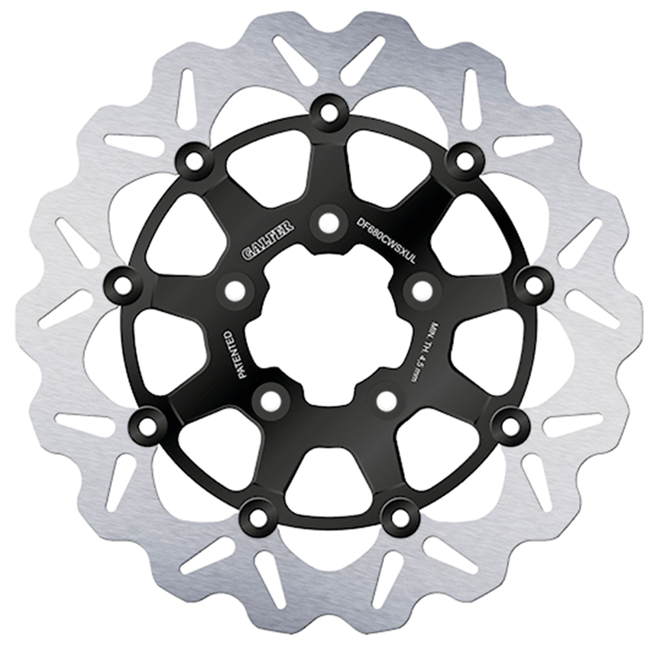 GALFER "BIG WAVE" FLOATING DISC BRAKE ROTORS | Dyna | Softail | Sportster | Touring