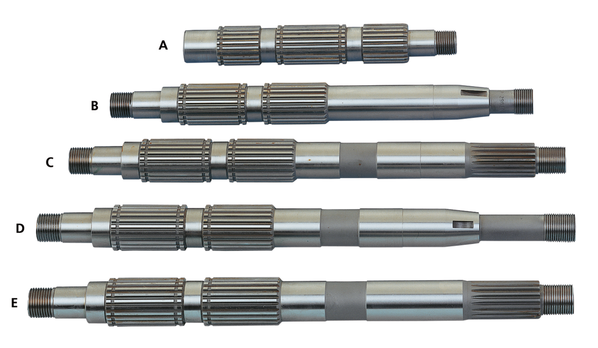 TRANSMISSION PARTS FOR 1979-1993 5 SPEED BIG TWIN - Andrews mainshaft 5-Spd BT80-84 | FXR  |  Touring