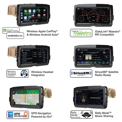 SOUNDSTREAM V2 RADIO FOR HARLEY-DAVIDSON WITH APPLE CAR PLAY & ANDROID AUTO