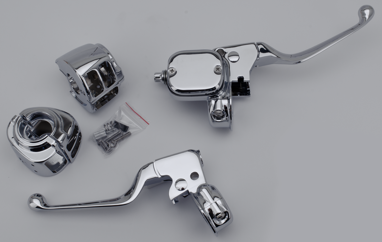 CHROME HANDLEBAR CONTROL KITS | Dyna | FXR | Softail | Sportster