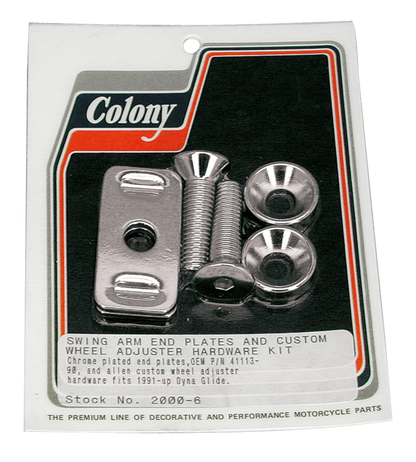 COLONY REAR AXLE ADJUSTERS FOR DYNA | Dyna
