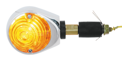 CHROME "OX-EYE" HANDLEBAR TURN SIGNALS