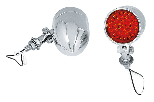 LED 2 1/4" CHROME BEACON BULLET LIGHTS