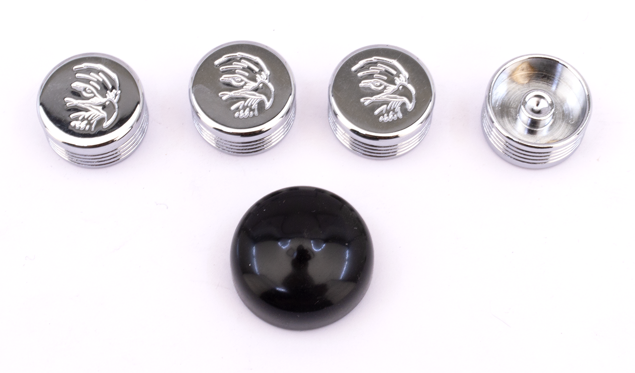 CHROME BOLT COVERS FOR HEX, ALLEN AND BUTTONHEAD BOLTS