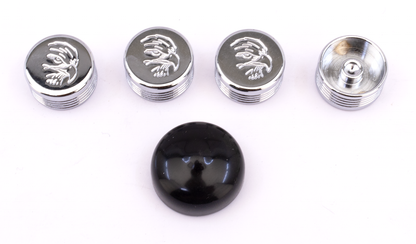 CHROME BOLT COVERS FOR HEX, ALLEN AND BUTTONHEAD BOLTS