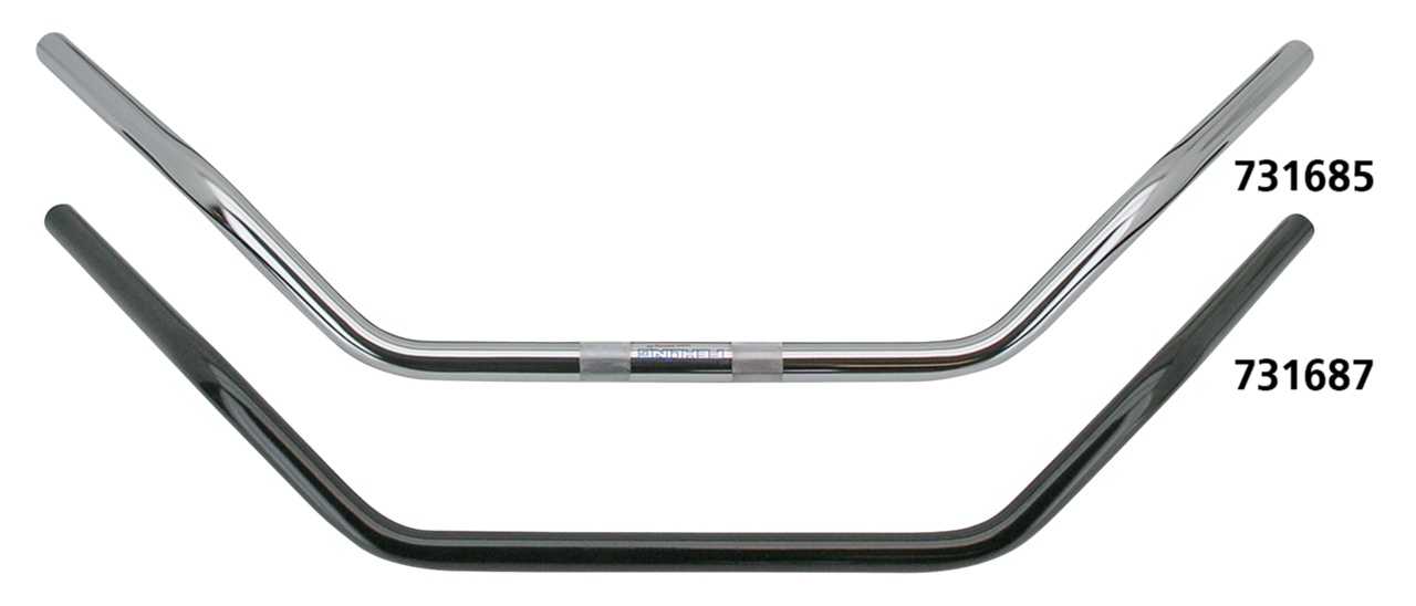 FEHLING ONE INCH DIAMETER HANDLEBARS | Big Twin | Dyna | FX | FXR | KH | Kingpin | KR | Servi-Car | Softail | Sportster | Touring | XR