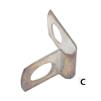 CONTROL CABLE CLAMPS FOR VINTAGE MODELS - Clutch cable bracket 1952-1956 K-models, 1957-1970 Sportster, parkerized, Colony (OEM 38676-52) | KH  |  KR  |  Sportster