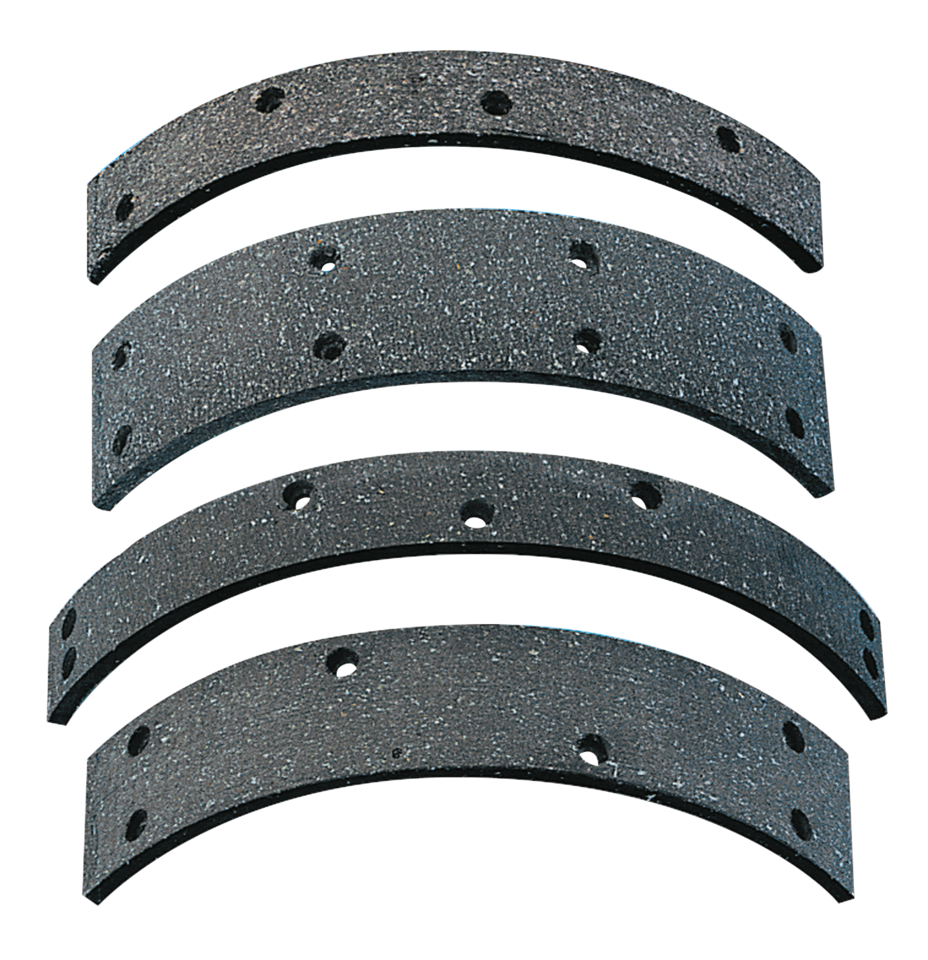 BIG TWIN 1936-1957 REAR BRAKE PARTS - GZP Brake shoe pair asb.free BT38-e58 | Big Twin