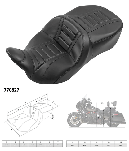 C.C. RIDER SUNRISER 2-UP SEATS FOR TOURING | Touring