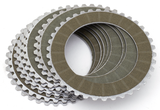 SPECIAL PARTS - Set of nine Aramid clutch plates for BDL Top Fuel &amp; Super Street belt drives, BDL# TFSS-CP