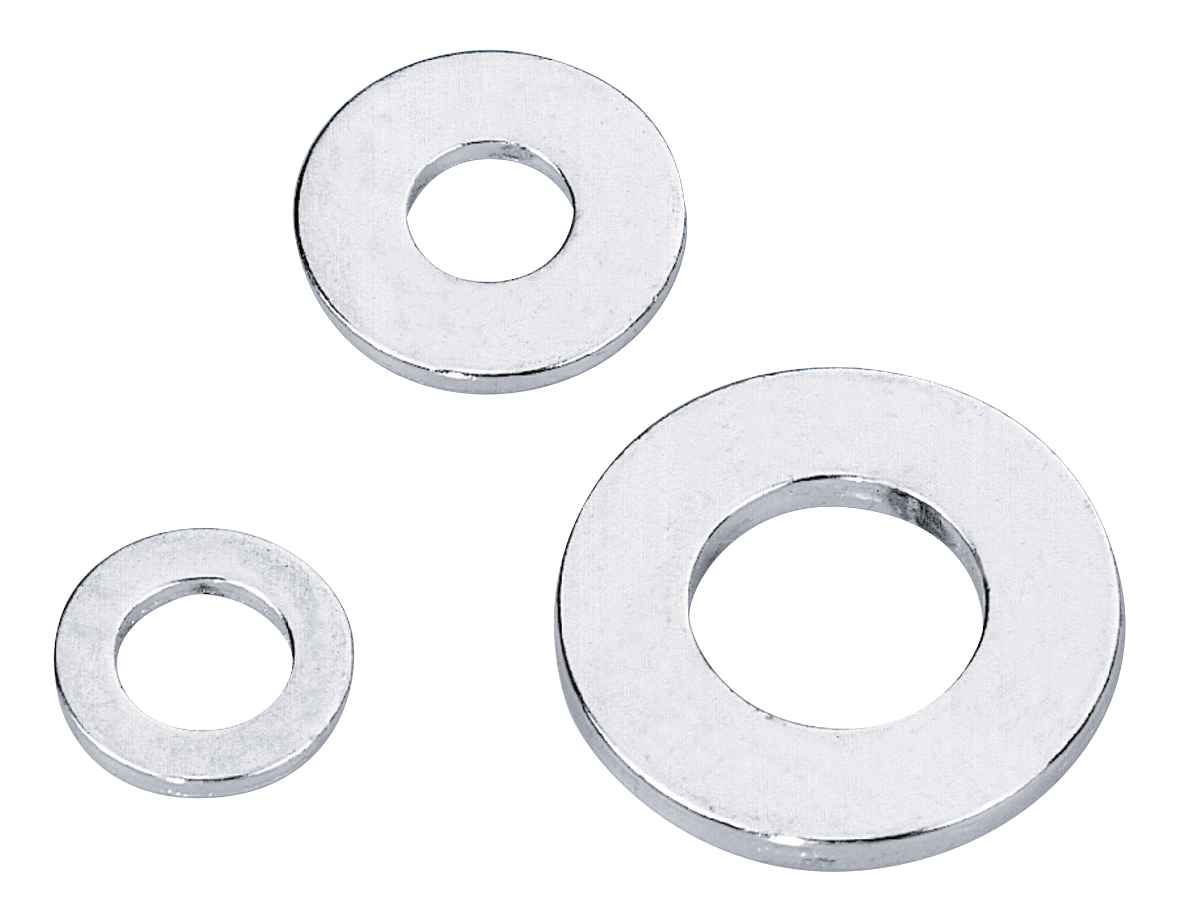 SPECIAL SIZE CHROME-PLATED FLAT WASHERS