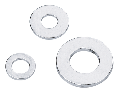 SPECIAL SIZE CHROME-PLATED FLAT WASHERS