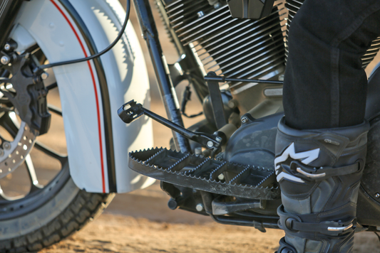 BURLY MX STYLE FLOORBOARDS | Dyna | Softail | Touring | Trike