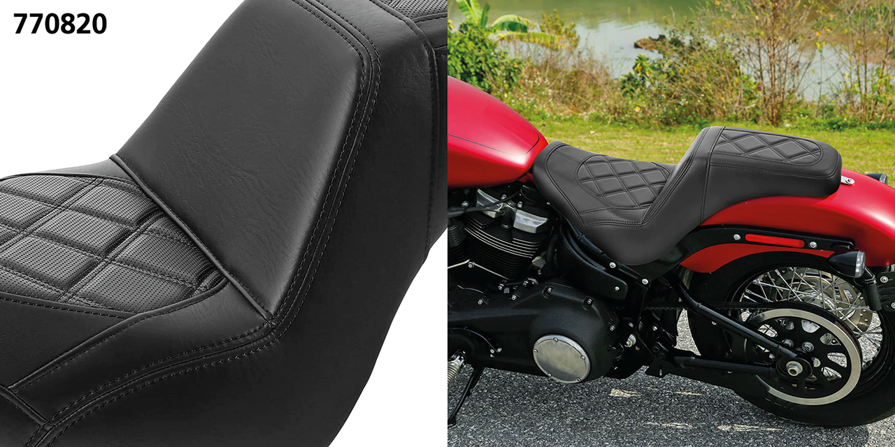 C.C. RIDER STEP-UP SEAT FOR MILWAUKEE EIGHT SOFTAIL | Softail