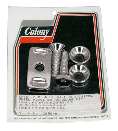 COLONY REAR AXLE ADJUSTERS FOR DYNA | Dyna