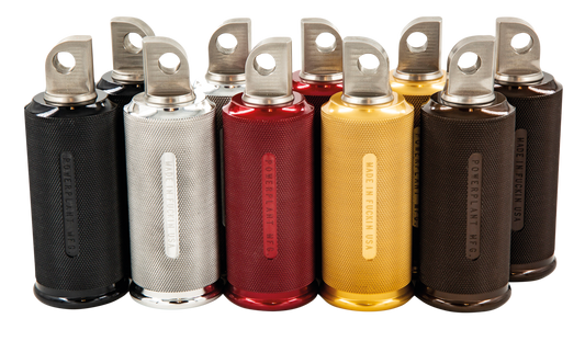 P16 POWERPLANT STANDARD MALE MOUNT FOOT PEGS | Dyna | FXR | Softail | Sportster