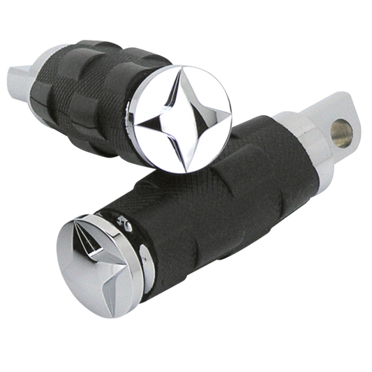 TORNADO II MALE MOUNT RIDER AND PASSENGER PEGS | Dyna | FXR | Softail | Sportster