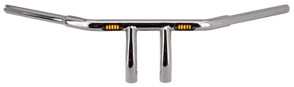 ZODIAC BEEFY T-BARS WITH BUILT-IN LED LIGHTS | Dyna | Softail | Touring | Trike